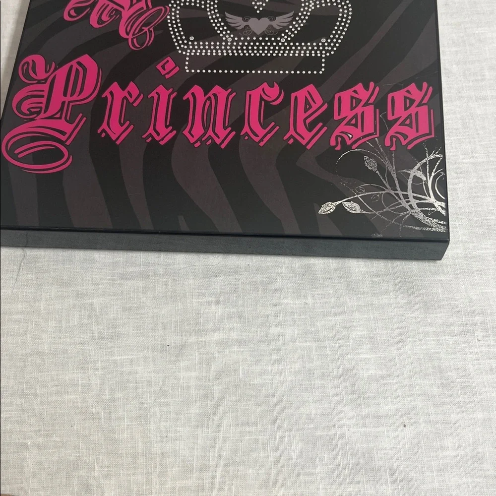 🌞 Rock Princess Canvas Wall Art Decor - Black & Barbiecore Pink 12” x 12”